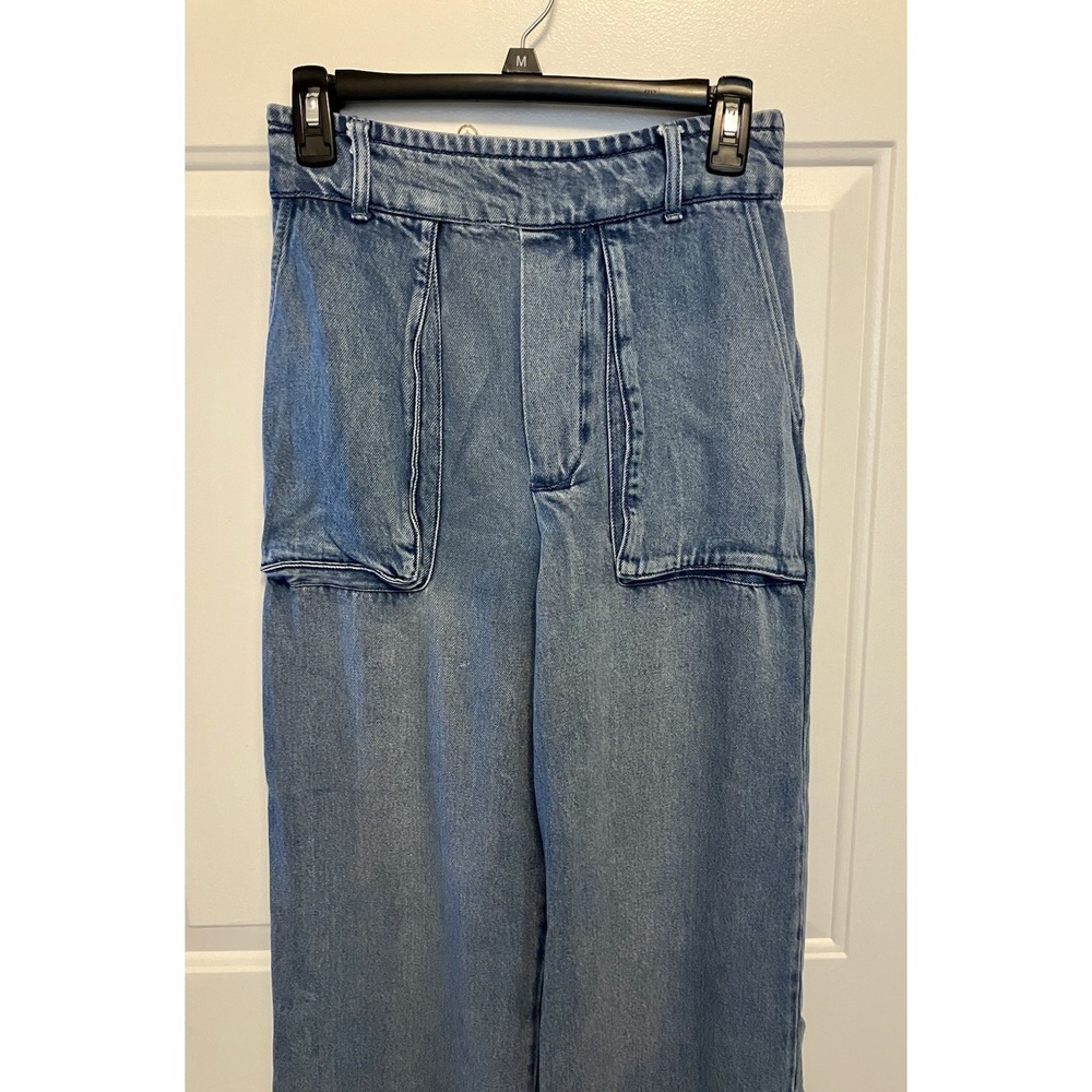 Women's YFB Young Fabulous & Broke SADIE Sz Medium Wide-Leg  Soft‎ Pull On Jeans